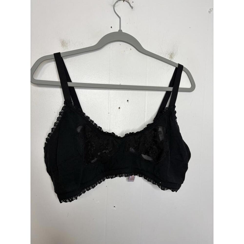 Savage X Fenty Bra Womens 2X Sheer Floral Cup Unpadded Unlined Wireless Lace